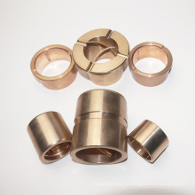 Casquilho de cobre OEM personalizado Liga de bronze Bucha Flange Rolamento de buchas de bronze